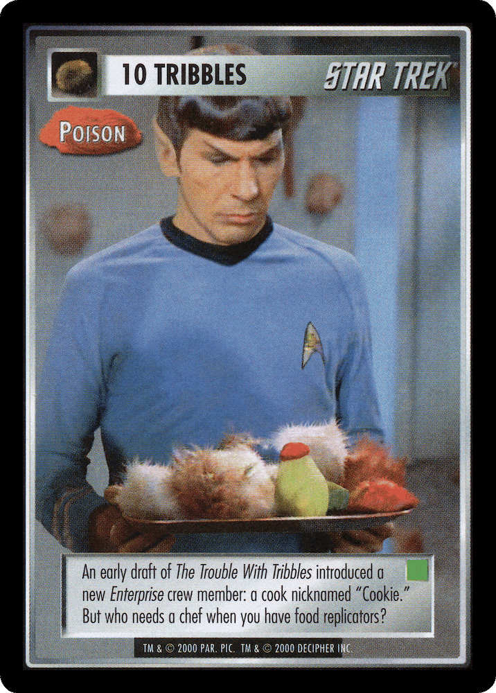 10 Tribbles - Poison (Green)